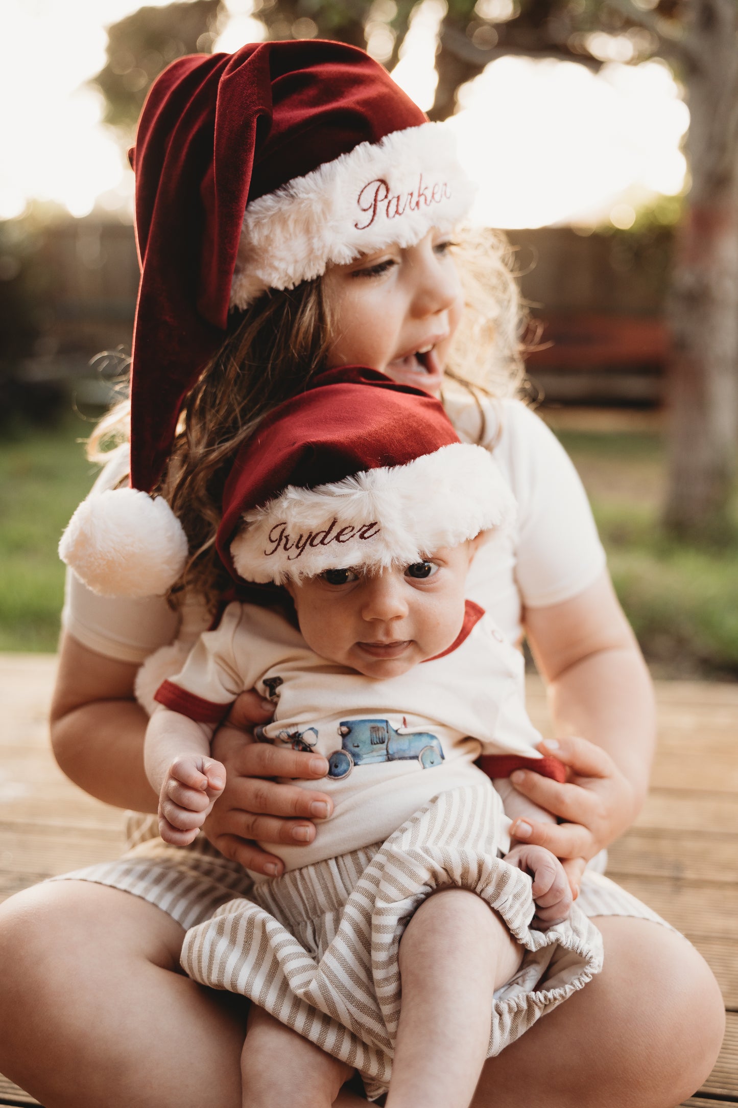 Personalised Family Santa Hats